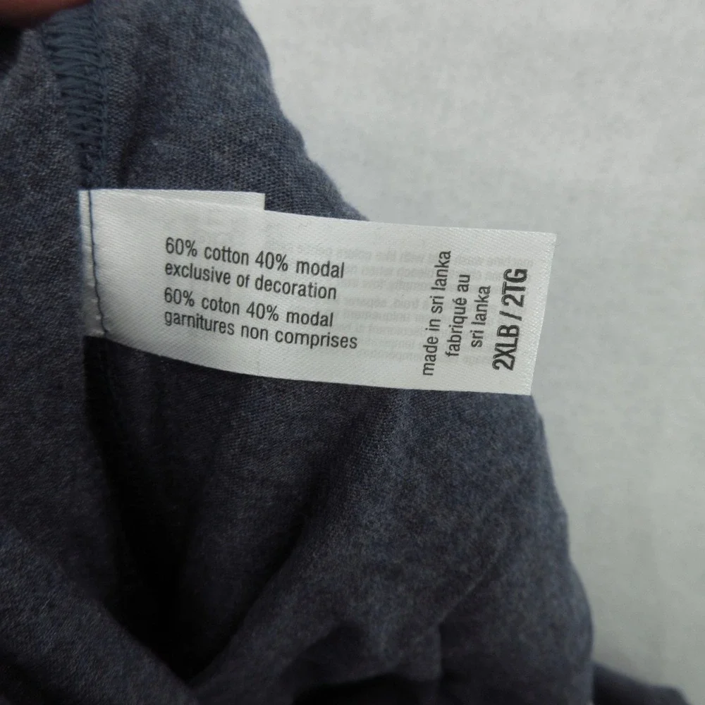 Tommy Bahama Mens Big & Tall Lounge Pants Jersey Heather 2XLB New